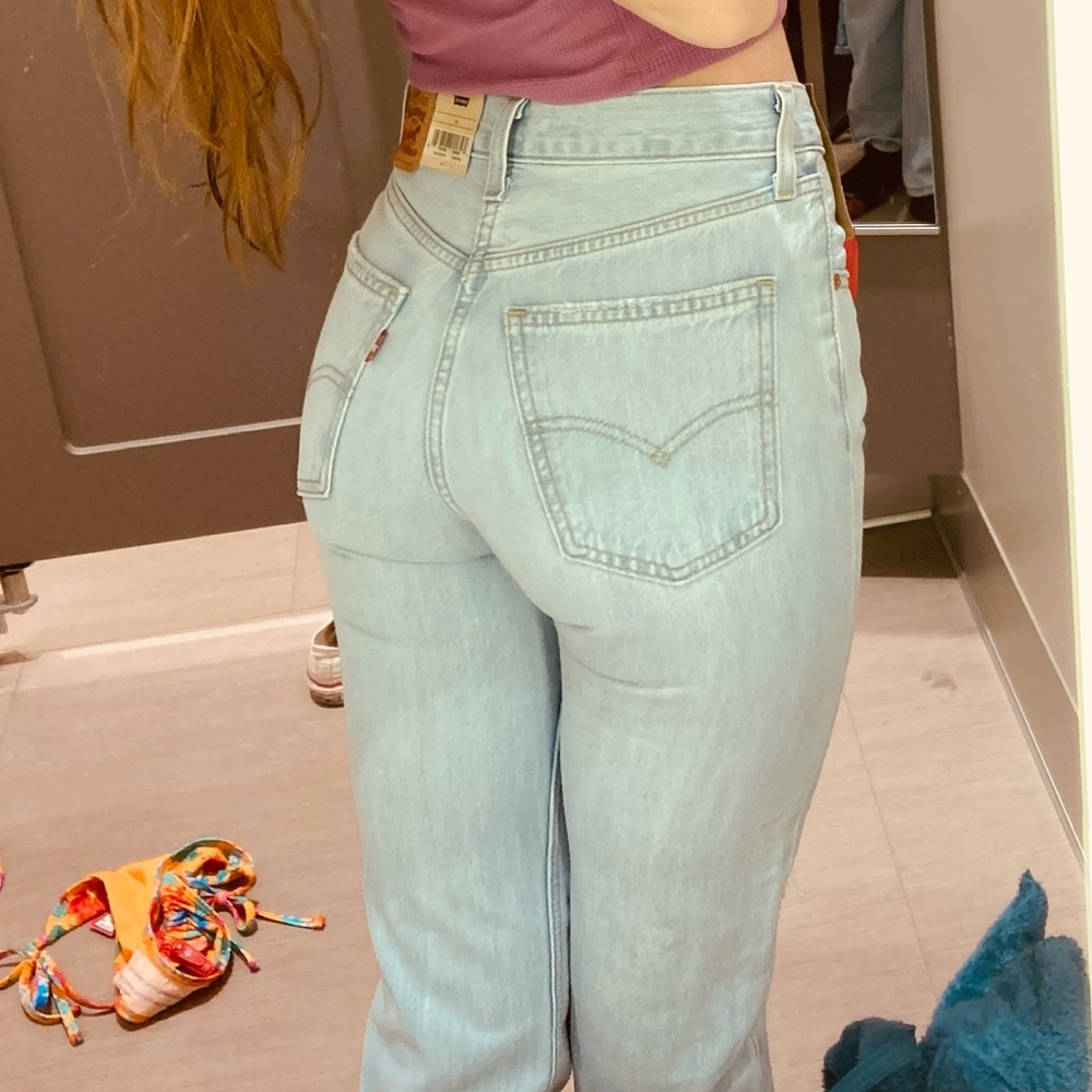 Levi’s low pro straight jeans